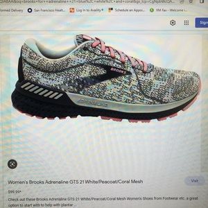 Brooks adrenaline , like new, only wore them couple of times